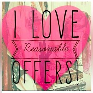 I Love Reasonable Offers! 🩷🩷🩷